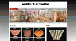 Desktop Screenshot of antike-tischkultur.de